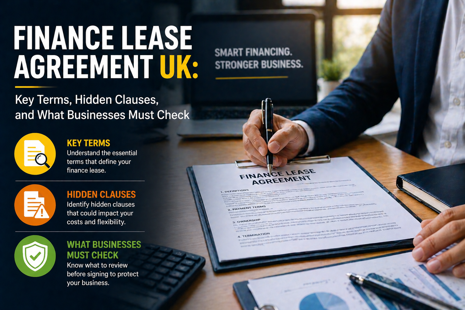Finance Lease Agreement UK Key Terms, Hidden Clauses, and What Businesses Must Check