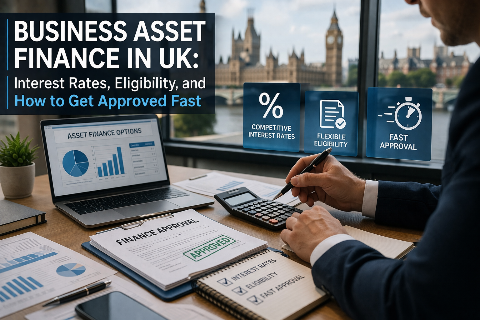 Business Asset Finance in UK: Interest Rates, Eligibility, and How to Get Approved Fast