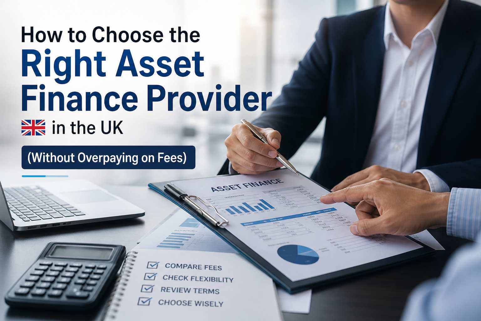 How to Choose the Right Asset Finance Provider in the UK (Without Overpaying on Fees)